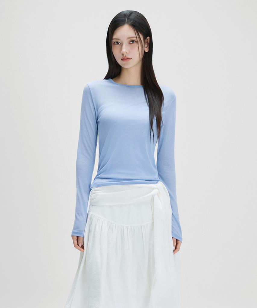 MIXXO Прозрачная футболка с длинным рукавом_Miwlwg408A