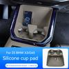 For BMW X3 G45 2025+ Silicone Wireless Charging Pad Non-Slip Mat Dust-Proof Charger Protect Cover Mat Car Interior Accessories