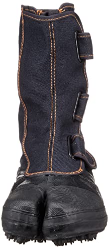 Резиновые ботинки с шипами для лесозаготовительных работ Sokaido, Молодые листья, Черный, I-98, Размер 29.0см