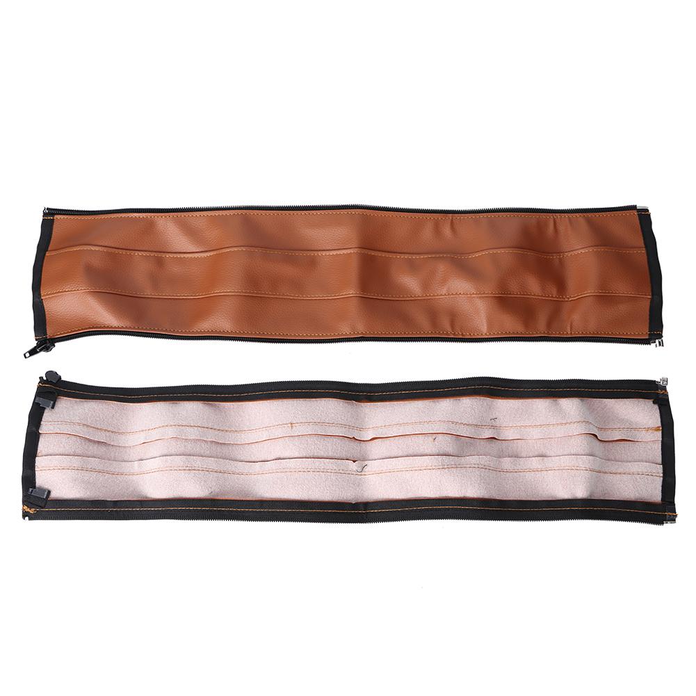 Washable Removable Soft Baby Stroller Armrest Grip Handle Cover Stroller AccessoriesBrown