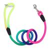 Радужный цветной плетеный пояс для питомцев, поводки для дрессировки