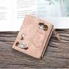 Women Cute Cat Wallet Small Zipper Girl Wallet Brand Designed Leather Women Coin Purse Female Card Holder Wallet Billetera