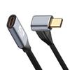 USB-C & Extension Cable L-shape 2M Type-c Extension USB3.1 Gen2(10Gbps) 100W PD Quick Charging High Speed Data Transfer Ultra-durable Nylon Compatible