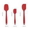 Набор из 3 силиконовых лопаток пищевого качества, термостойких, с антипригарным покрытием, кухонные принадлежности для готовки и выпечки