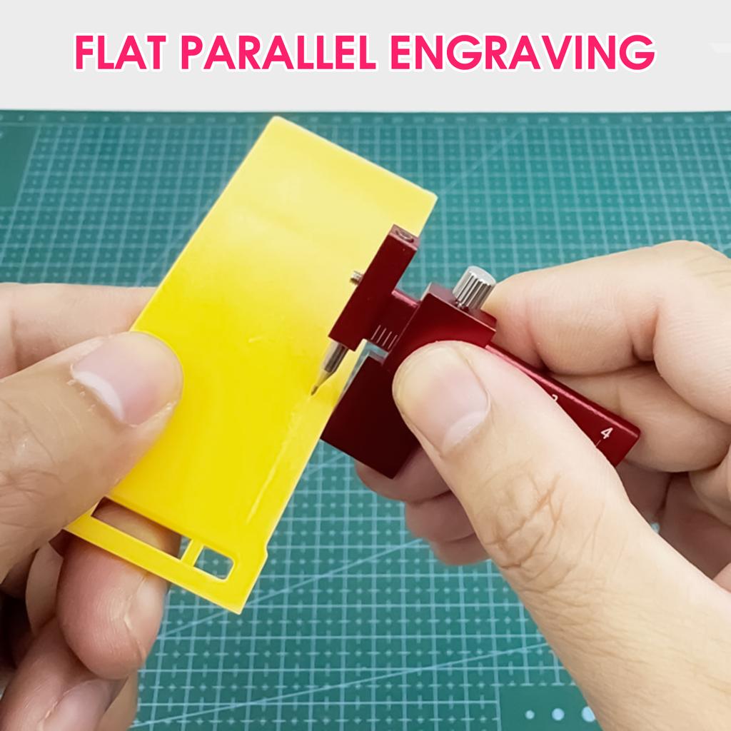 Модельный скрайбер со сменными лезвиями, параллельным позиционирующим упором и инструментом для равномерной разметки для DIY-крафта