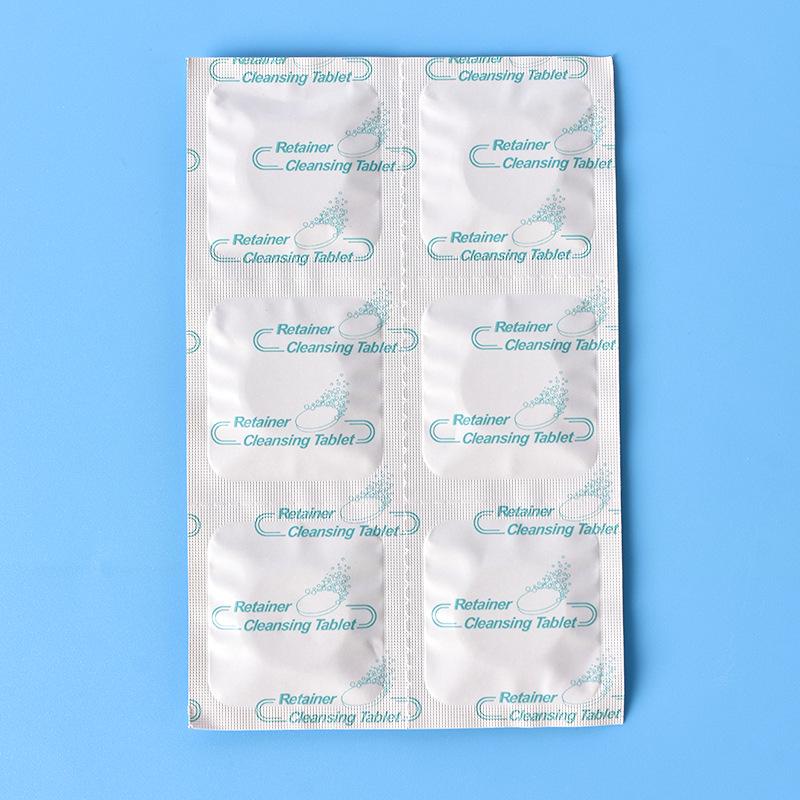 Шипучие таблетки для отбеливания зубных протезов и ортодонтических ретейнеров - 66 шт.