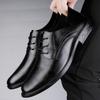 Fashion New Trendy Men's Oxford Shoes Classic Male Casual Shoes Non-Slip Formal Dress Footwear Lace-Up Man Business Derby Shoes Sneakers