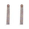 Trendy Women's Long Tassel Rhinestone Earrings with European & American Style