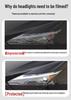 Lexus LX570 Headlight Film – Transparent Smoked Light-Control Protective Film
