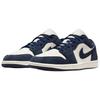 Jordan Air Jordan 1 Low Винтажные Баскетбольные Кроссовки Унисекс Морской Синий IO7448-400