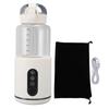 Portable Milk Warmer White Cordless USB Rechargeable 55 Celsius Large Capacity Portable Bottle Warmer for