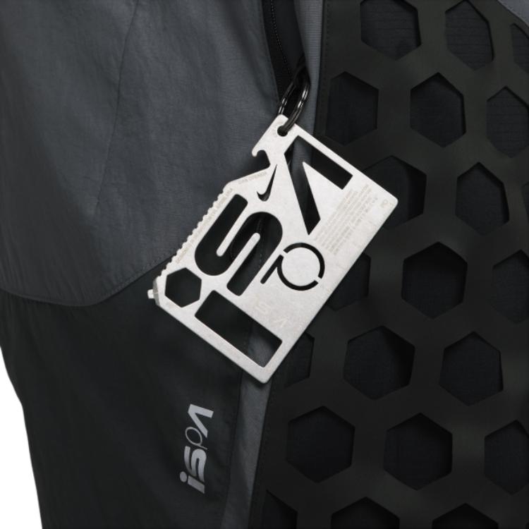 Nike ISPA Повседневный логотип бренда Удобные модные спортивные шорты унисекс шорты угольно-черный темно-серый черный FV4896-060