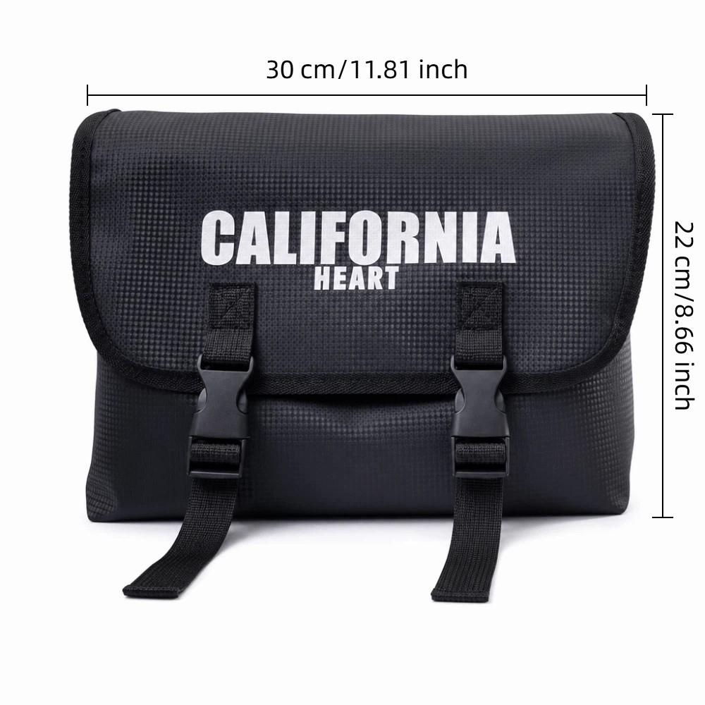 Oxford Cloth Motorcycle Front Bag Waterproof Storage Bag Electric Scooter