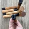 1 шт. Японский Классический Восьмиугольный Для DIY Полуфабрикат Ручной Работы Дамасская Сталь Дерево Материал Рукоятка Кухонного Ножа