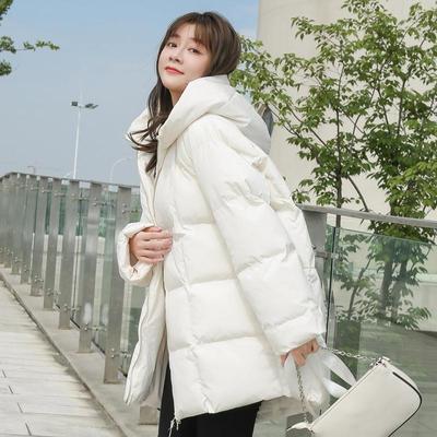 Зимнее свободное пальто с хлопковой подкладкой и куртки для студентов, толстая женская парка с капюшоном