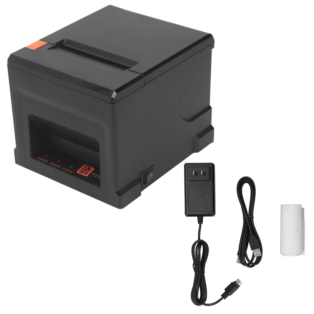 80mm Thermal Printer 220mm Per Sec 80mm Width USB Ethernet Interface Auto Cutter Shipping Label