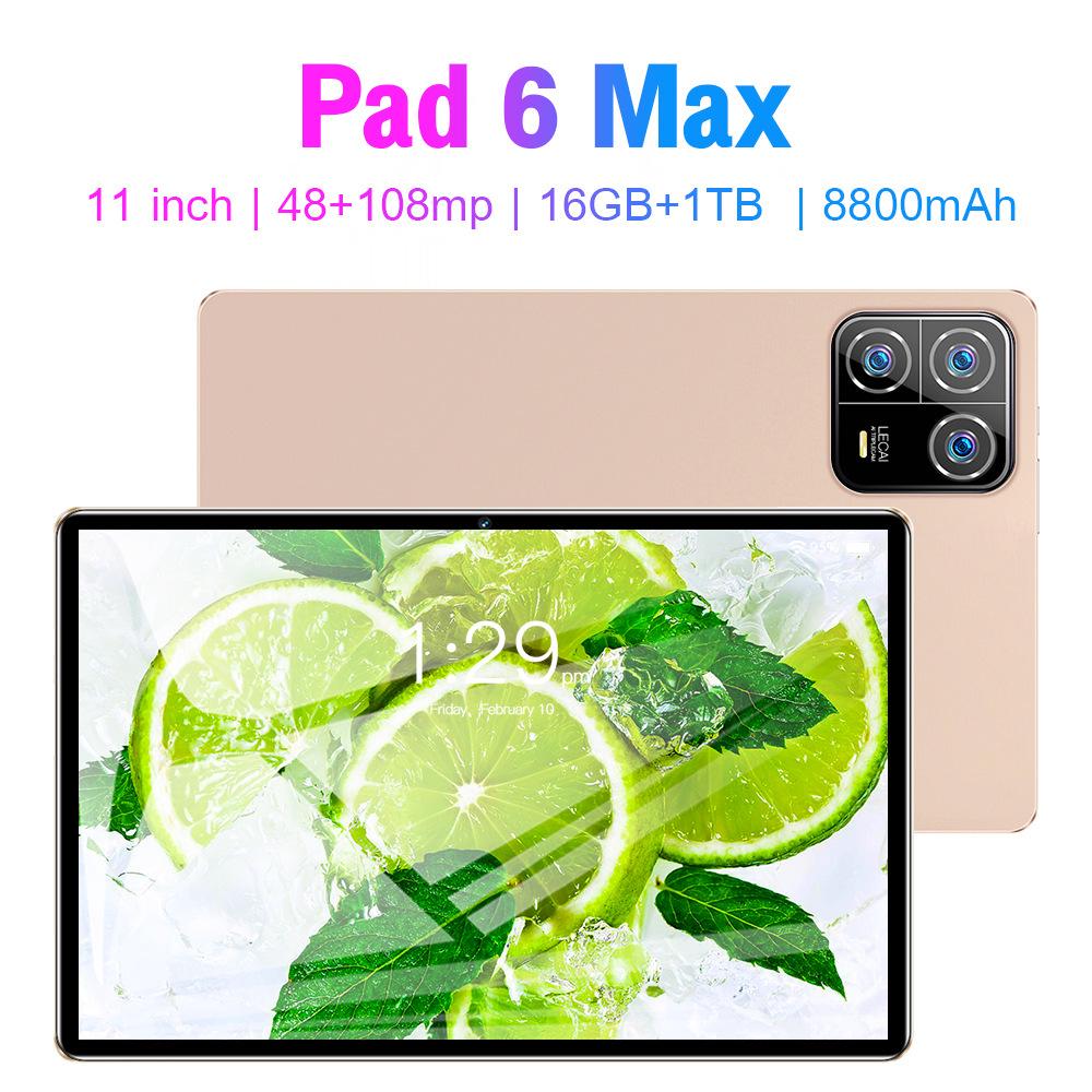 Планшет Pad 6 Max Android 16 ГБ+1 ТБ Большой экран Защита глаз