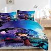 Spooky Night Adventure Print 3Pcs Bedding Setduvet Cover With 2 Bedropillowcase Home Birthday Gift