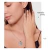 Womens Heart Shape Butterfly Pendant Necklace Tone Cross Chain Fashion Casual Chic Jewelry
