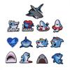 13Pcs Shark Series PVC Shoes Charms Shoe Decorations Shoe Accessories