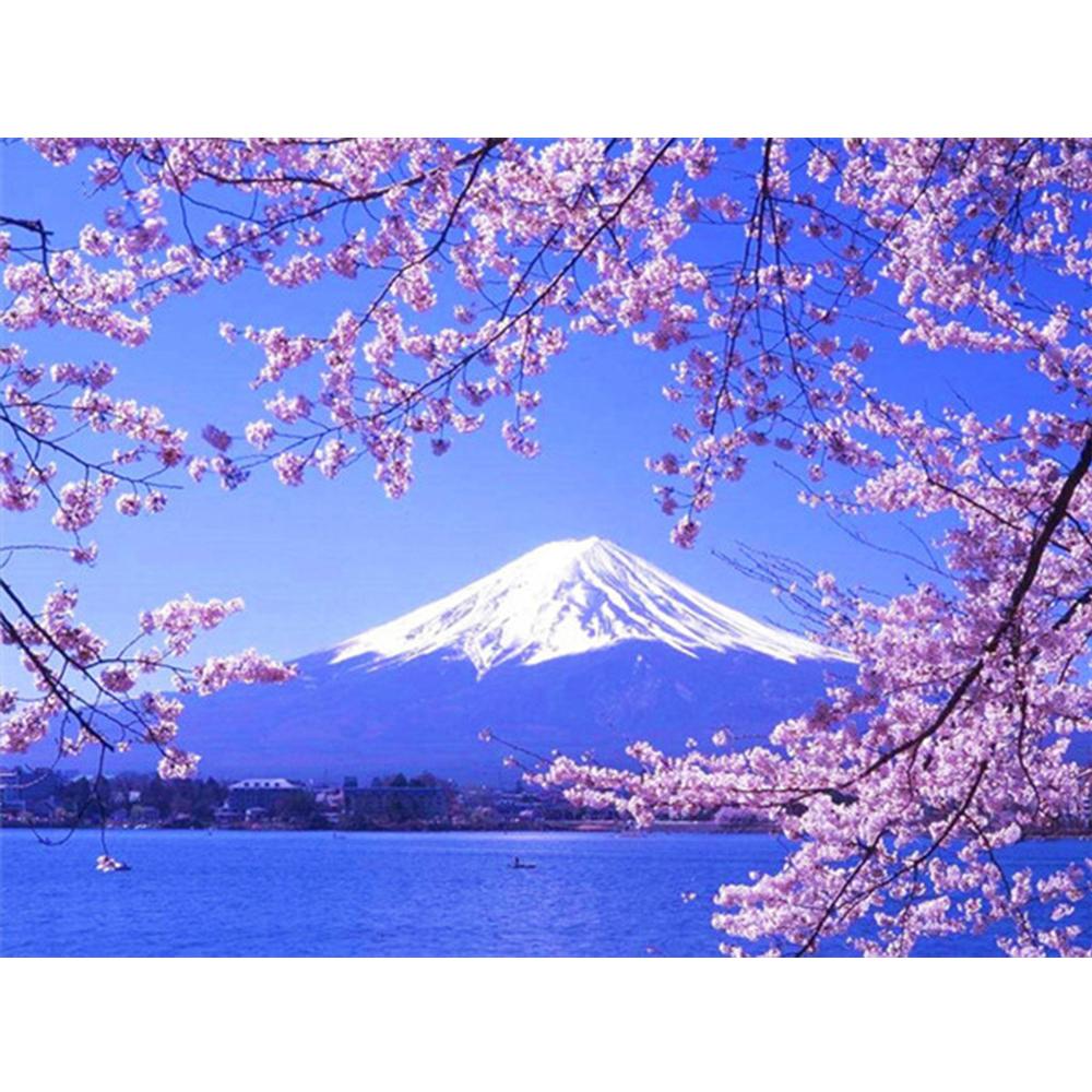 3D алмазная живопись Пейзаж Вышивка крестом DIY Алмазная вышивка вишни картина со стразами украшение дома