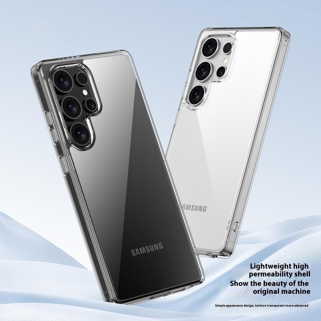 For Samsung Galaxy S24 Ultra Case PC+TPU Clear Anti Drop Phone Back Cover