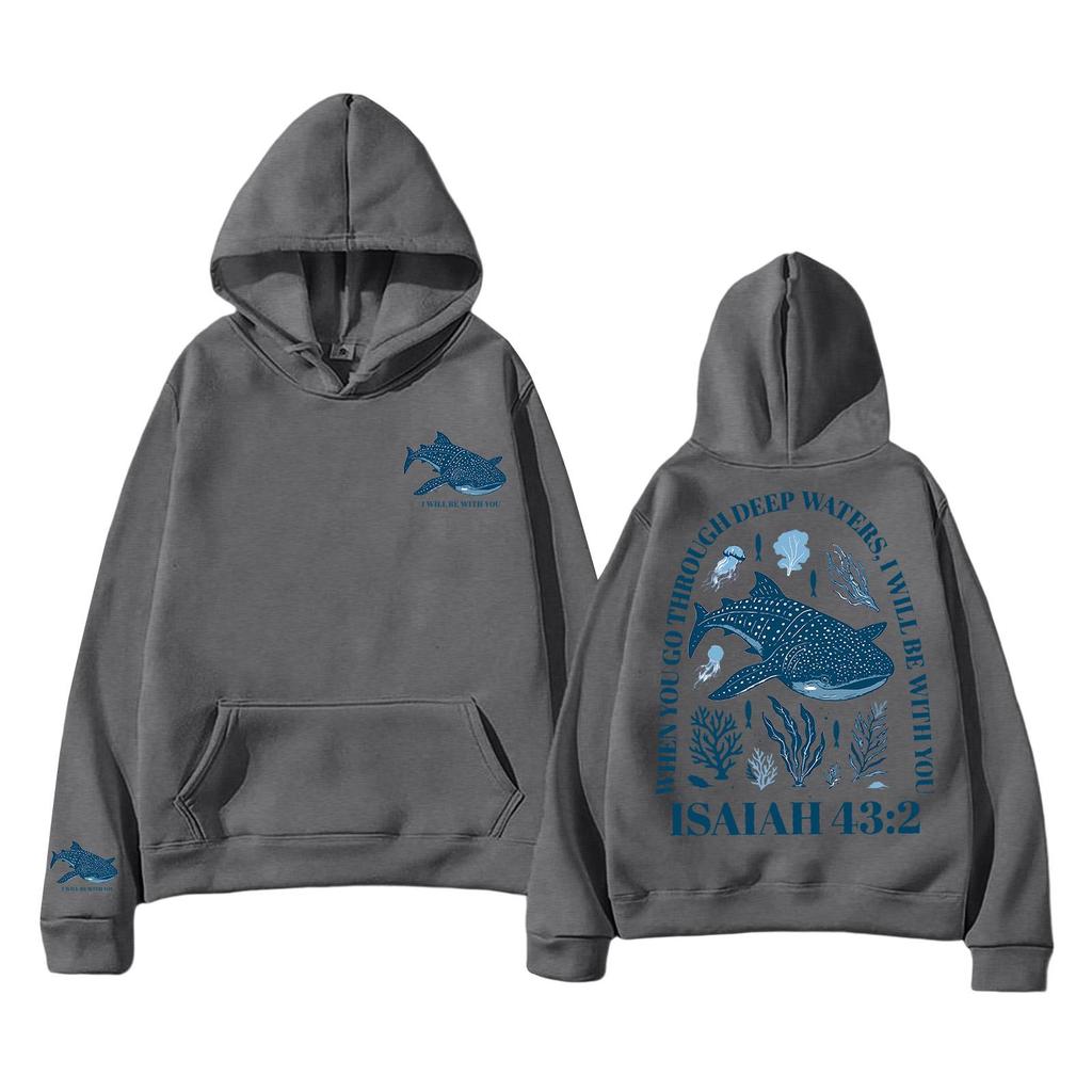 Unisex Lightweight Long-Sleeved Pullover Hoodie With Pockets And Print