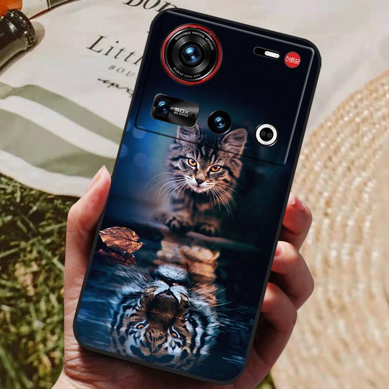 Для ZTE Nubia Z70 Ultra 5G Чехол 6.85'' Черный Силиконовый ТПУ Мягкий Чехол для Телефона для Nubia Z70 Ultra Защитные Задние Крышки Z 70 Ultra
