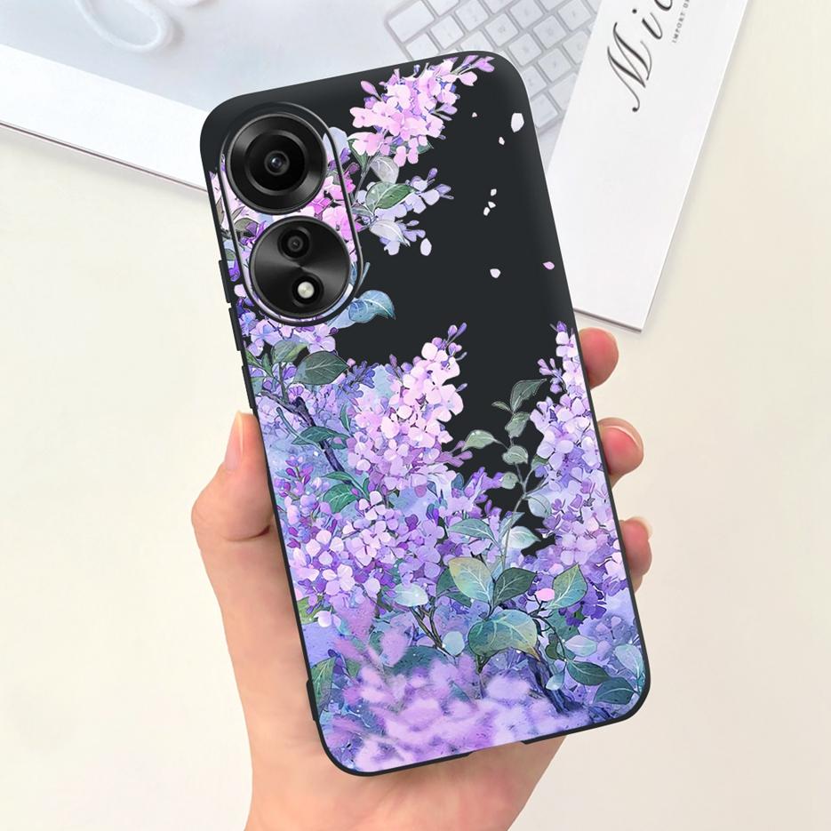 Чехол для Oppo A78 4G CPH2565 Милый Модный Мультяшный Расписной Чехол Мягкий Силиконовый Чехол для Телефона Для Oppo A78 A78 OppoA78 5G Матовый Coque