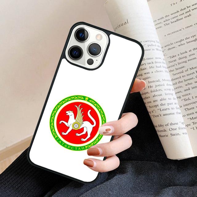 Чехол для телефона с флагом Татарстана Для iPhone 17 Air 16 15 14 plus 12 13 pro max coque Оболочка Fundas