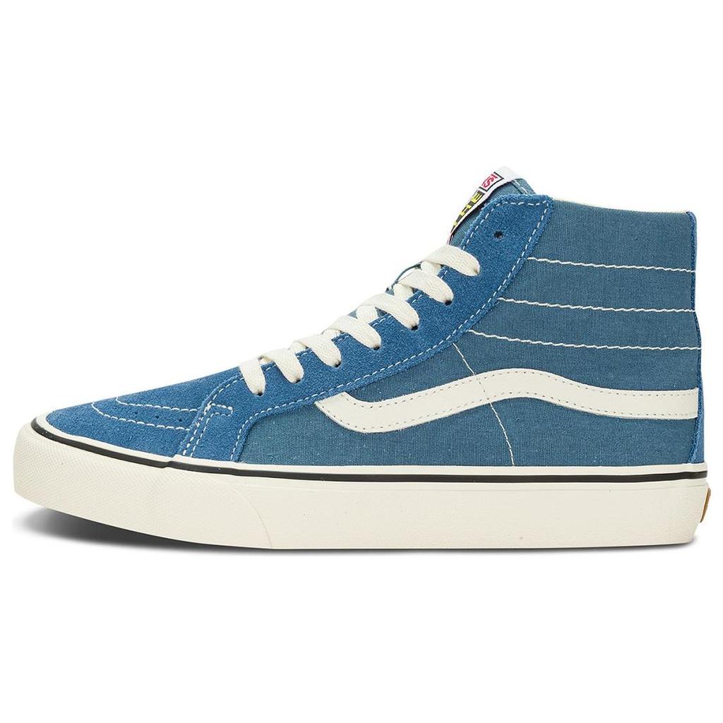 Vans Sk8 138 Vr3 Trendy Casual High-Top Skate Shoes Unisex Sneakers Blue White VN0A4BX6ZR8