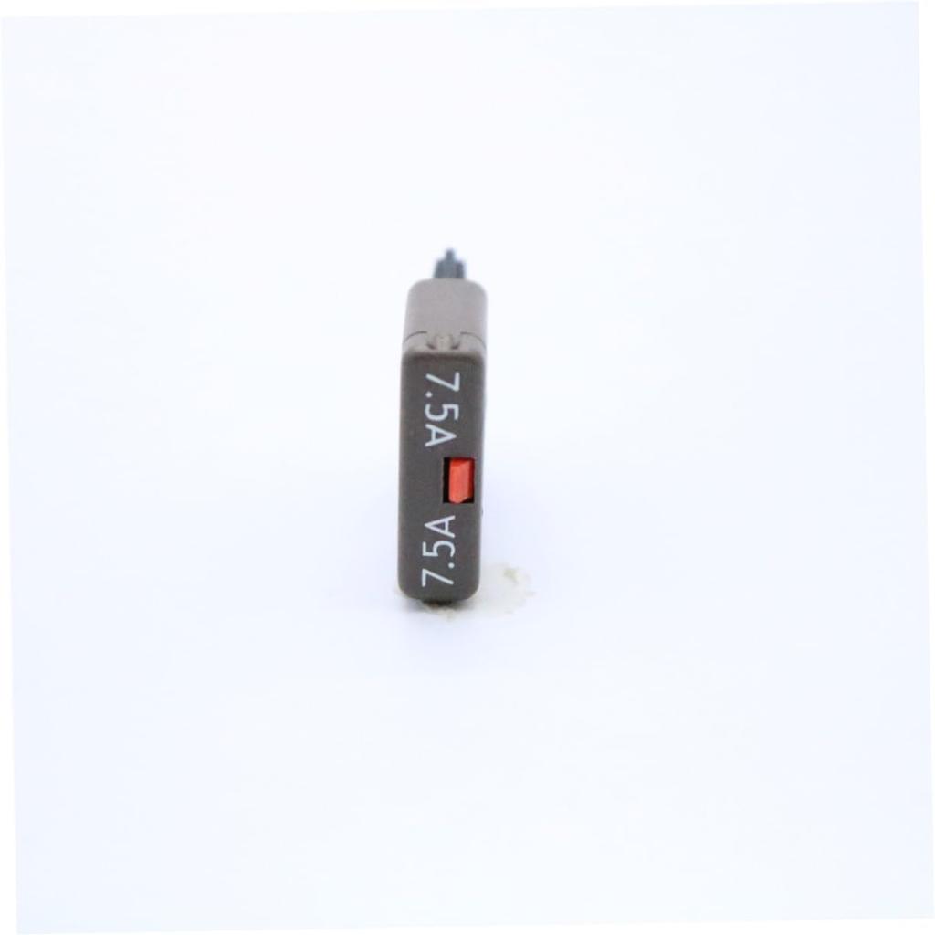 LALADEFIEE 7.5 Amp Resettable Fuse Mini Breaker Fuse Resettable Car Fuse 7.5 Amp Mini Breaker Fuse Brown