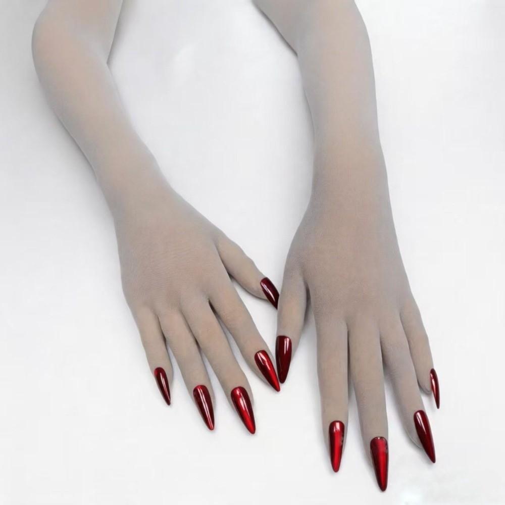 Lightweight Halloween Dress Gloves Breathable Ultra-Thin Gloves Gift Cosplay Gloves Prom