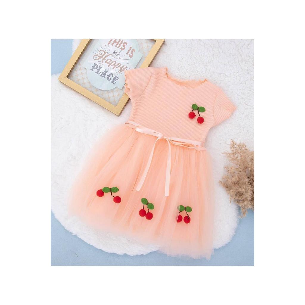 Платье-пачка вишневого цвета