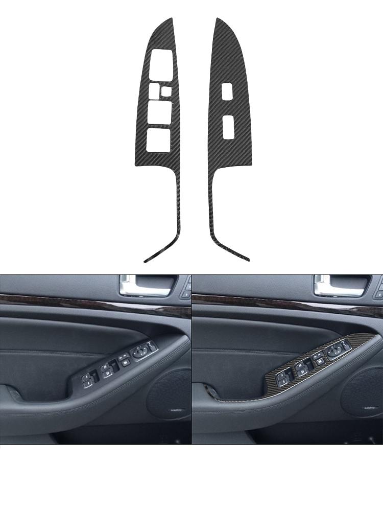 For Kia Cadenza 2014-2016 Auto Styling Accessories Car Interior Decoration Protection Carbon Fiber Sticker