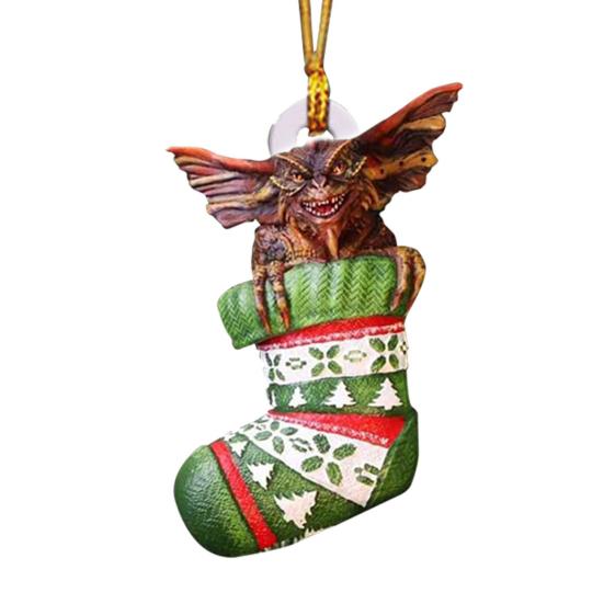 Креативный милый рождественский чулок в форме летающего дракона, статуэтка, подвеска на рождественскую елку, праздничный подарок AVE