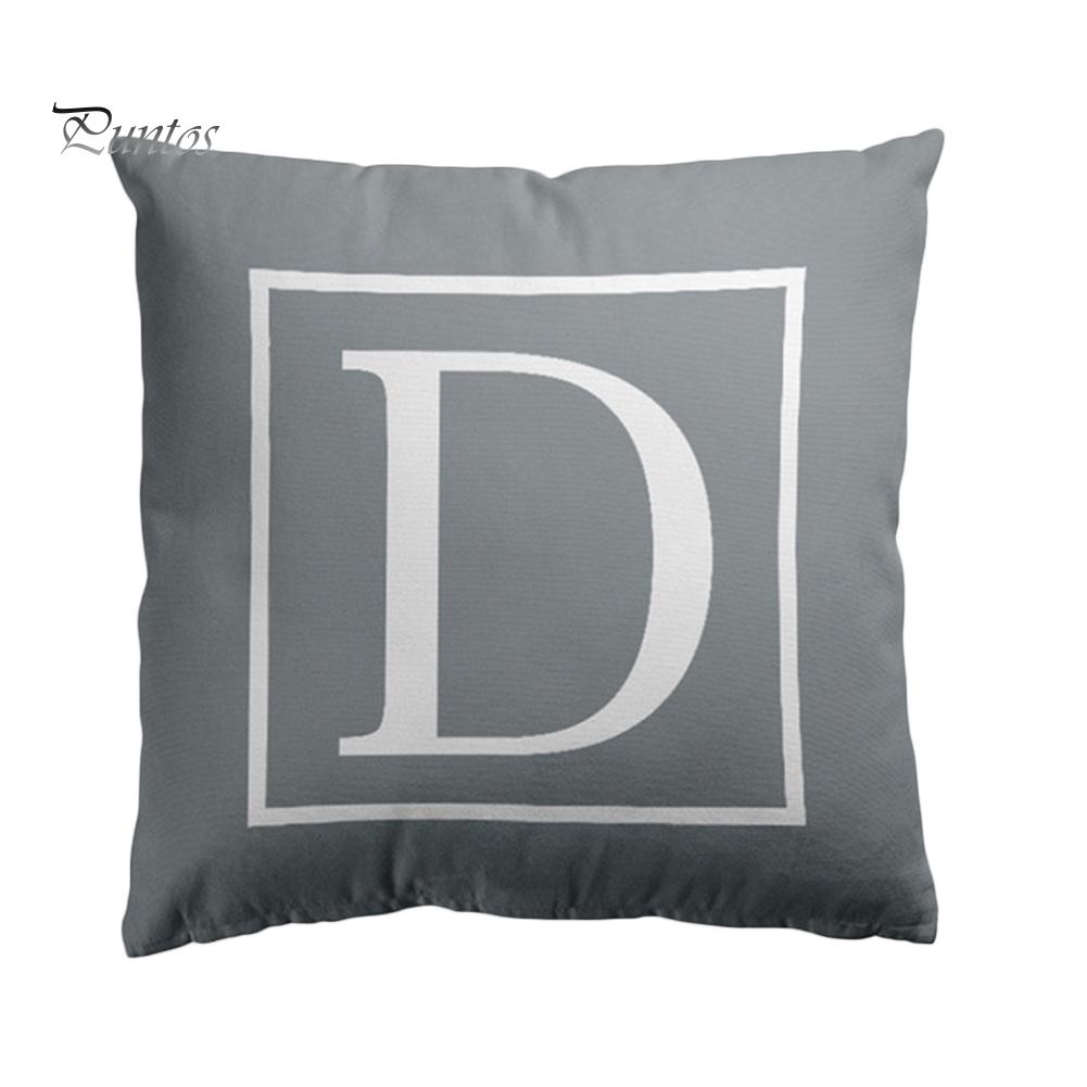 45x45 см наволочка с английским буквенным принтом, чехол, подушка для домашнего дивана-кровати, декор автомобиля