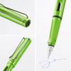 LAMY Safari Green Fountain Pen Ergonomic Grip and Polished Steel Size EF Ideal for Writing and Calligraphy Includes LAMY T10 Blue Ink Cartridge - Nib,