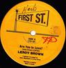 7inch Record LEROY BROWN ROBIE SHAKESPEARE  TH  Are You In Love 172ST FIRST ST Canada Reggae Ska  Dub Used