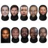 3D Seamless Mask Realistic Face Masks Funny Face Printed Head Scarf Cosplay Role Play Prop Dress Up Facemask Balaclava Headgear