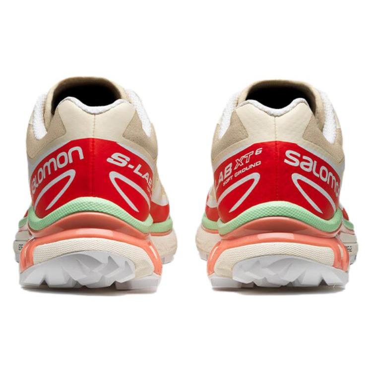SALOMON XT 6 Низкие уличные ботинки Унисекс Розово-оранжевые L47293300
