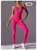Women's fitness sets, women's yoga clothes, sports wear, women's sports jumpsuits, stretch fitness clothes, sexy tank top style jumpsuits