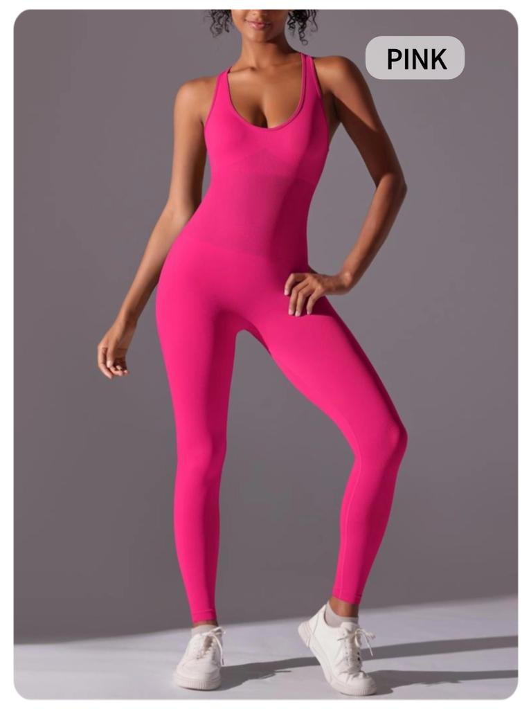 Women's fitness sets, women's yoga clothes, sports wear, women's sports jumpsuits, stretch fitness clothes, sexy tank top style jumpsuits