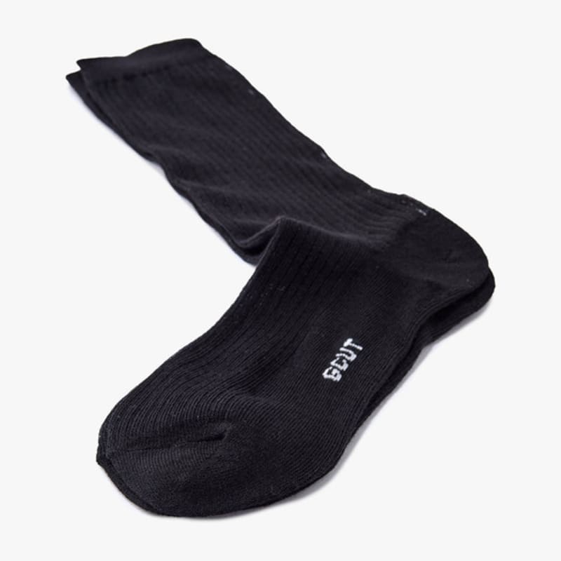 GCUT Logo Gold Socks_Black 7215284401