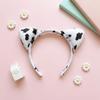 Hair-Pressing Cow Horn Headband Non-Slip Dairy Cow Hairband Funny Animal Ears Hair Hoop  Daily Use