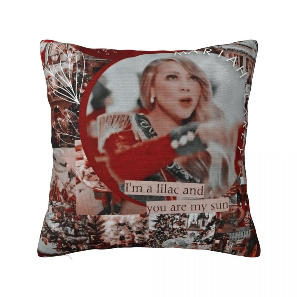 Mariah Carey American Singer Pillow Cover Cushion Cover Soft Graphic Pillow Case Novelty Pillowcases For Sofa Home Decorative