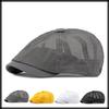Full Mesh Octagonal Hat for Men and CZA242 [White Fang] Cap, Simple, Stylish, Women, (white)