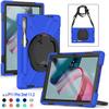Kids Stand Case For Lenovo Tab P11 Pro Gen2 Xiaoxin Pad Pro 2022 11.2 inch TB132FU 138FC 360 Rotating Armor Cover Shoulder Strap