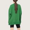 We11done Reflective Logo Pullover Green Unisex Tops WD-SS5-19-048-GR