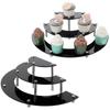 3 Layers Removable Acrylic Cake Display Stand for Party Round Cupcake Holder Bakeware Wedding Birthday Party Decoration